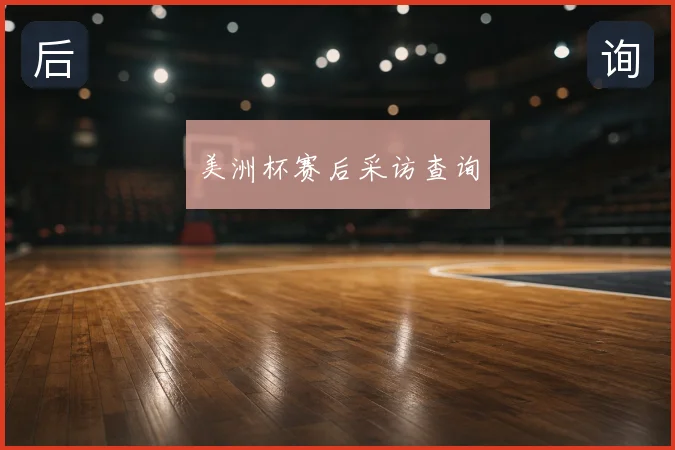美洲杯赛后采访查询